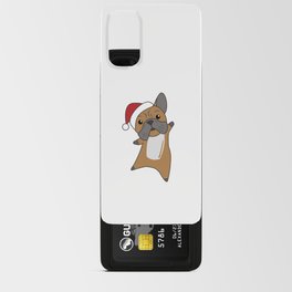 Bulldog Dogs Merry Christmas Winter Animals Android Card Case