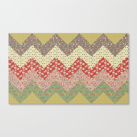 Zigzag Canvas Print