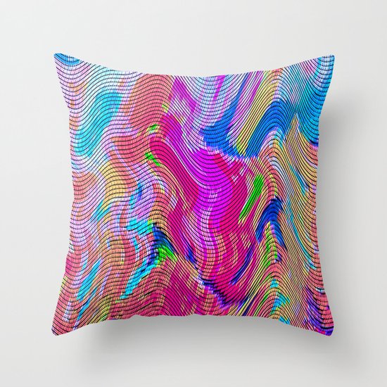 Tapestry Wave Throw Pillow