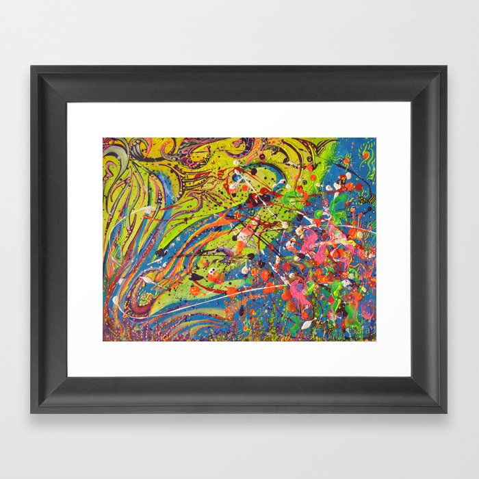 Fun Abstract works Framed Art Print