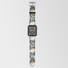 coneflowers - olive Apple Watch Band