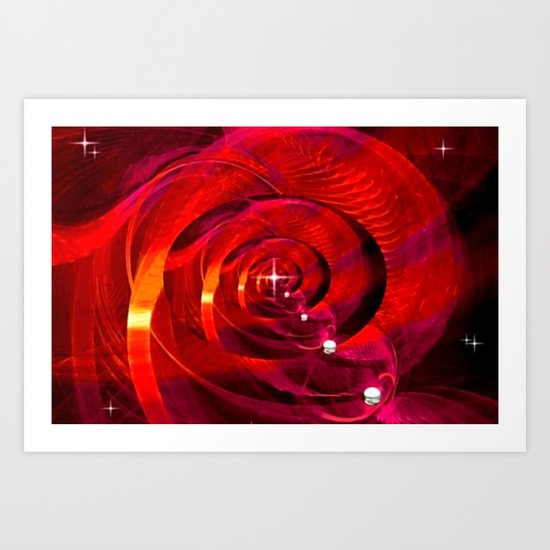 Metaphysische Hemisphäre. Art Print