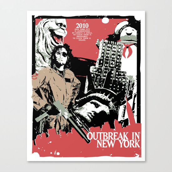 Outbreak in New York Canvas Print