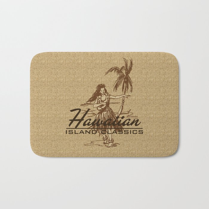 Tradewinds Hawaiian Island Hula Girl Bath Mat