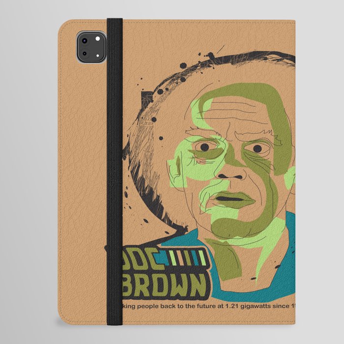Doc Brown_INK - Back to the Future iPad Folio Case