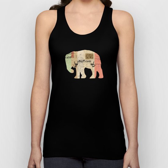 elephant Unisex Tank Top