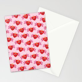 Cute Heart Valentine Love Sign Stationery Card