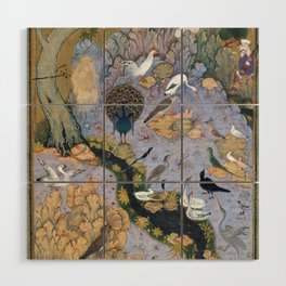 The Concourse of the Birds  Wood Wall Art