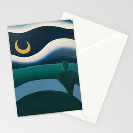 Tarsila do Amaral - A Lua - Art Poster Stationery Card