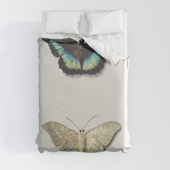 Vintage Butterfly Duvet Cover