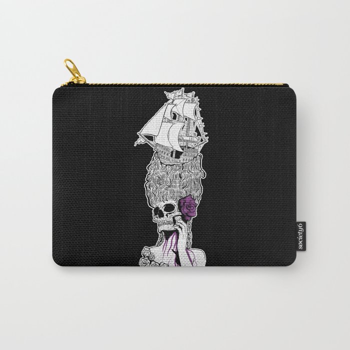 Baroque skull Carry-All Pouch