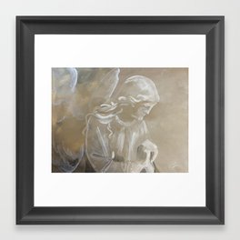 Angels Watching Over Us Framed Art Print