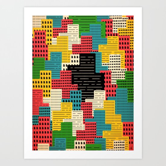Buildingburgh Art Print