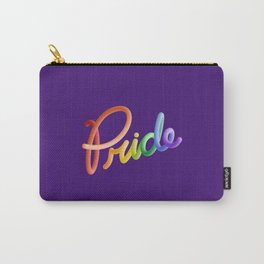Pride Rainbow Lettering Carry-All Pouch