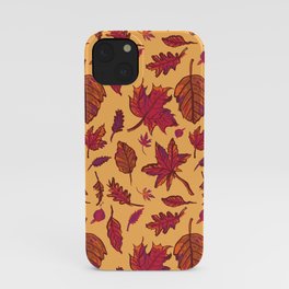 Autumn leaves iPhone Case