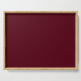 Dark Burgundy - Pure And Simple Serving Tray