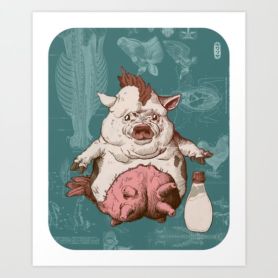 Entrée Art Print
