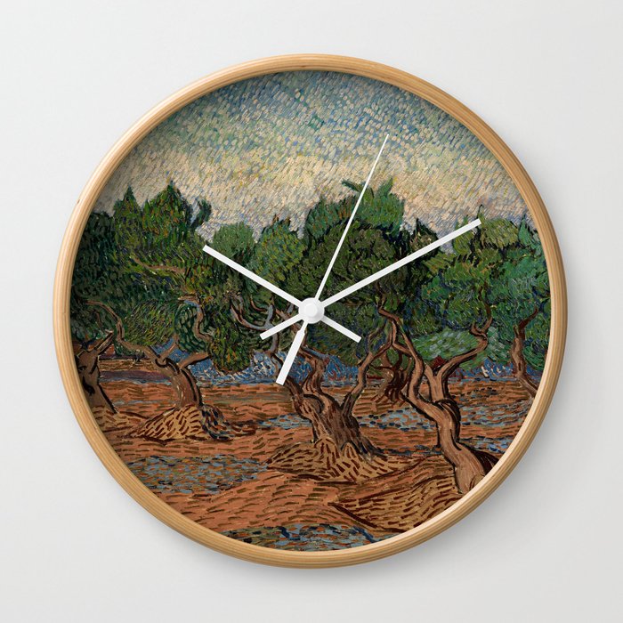 Vincent van Gogh - Olive Grove Wall Clock