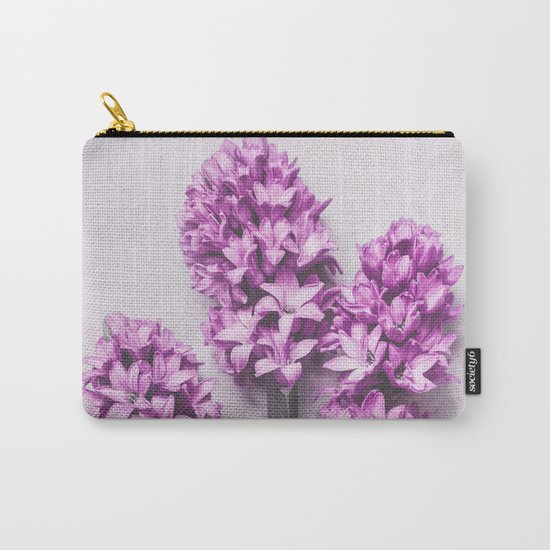 Pink Hyacinths Carry-All Pouch