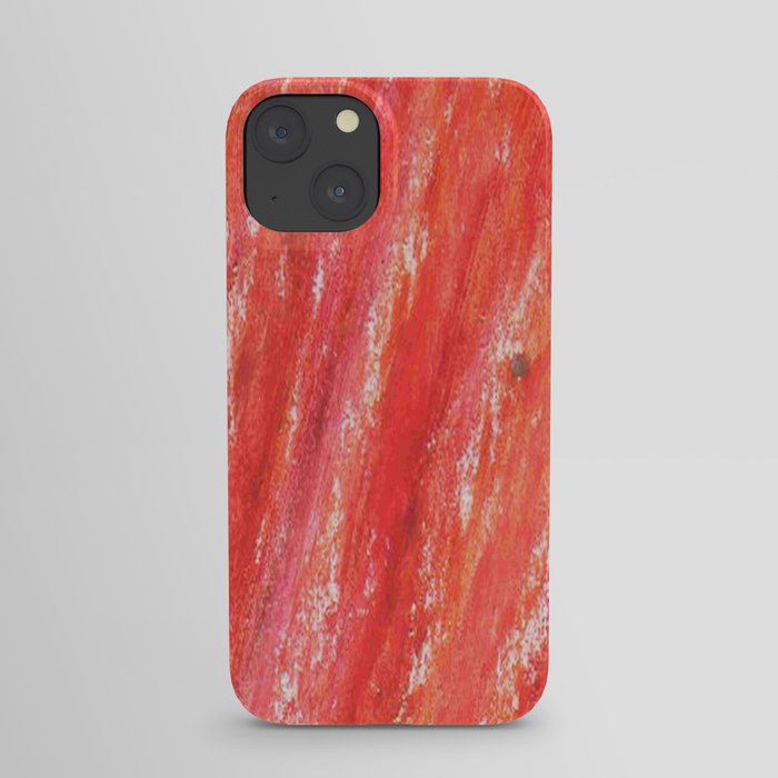 Color gradient and texture 38 red iPhone Case