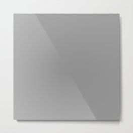 Monochrome Color of the year 2021 -ultimate grey Metal Print