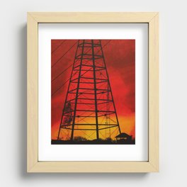 Fire in the Sky  Recessed Framed Print