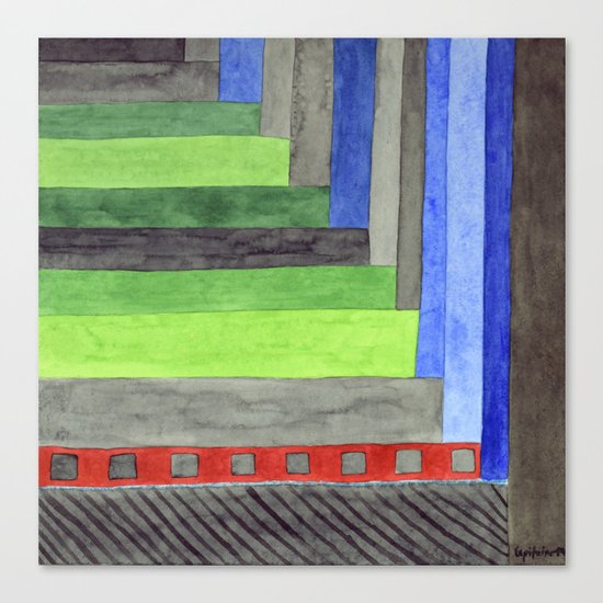 The Red Threshold Canvas Print