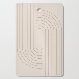 Oval Lines Abstract XXIX Cutting Board