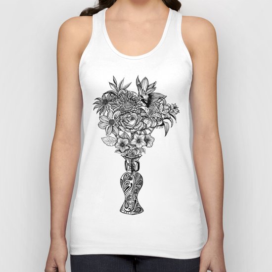 Flower Power Unisex Tank Top