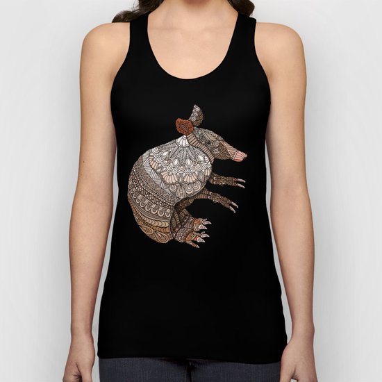 Ornate Armadillo Unisex Tank Top