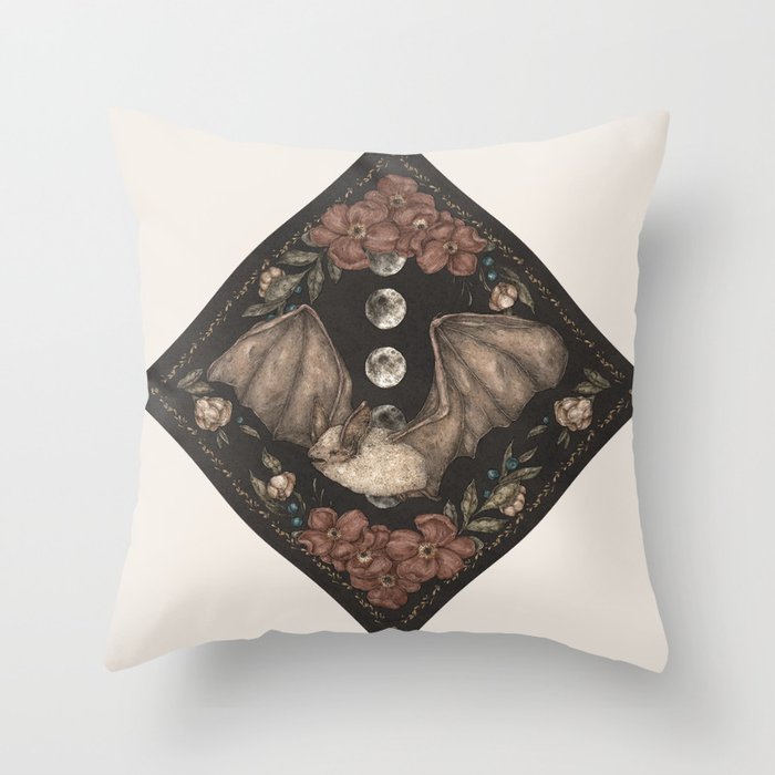 Bat Throw Pillow