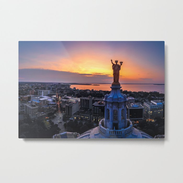 Good Night, Wisconsin Metal Print