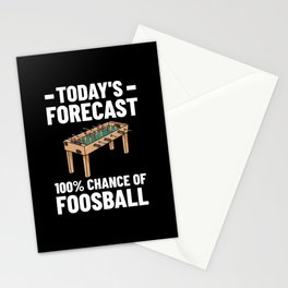 Foosball Table Soccer Game Ball Outdoor Player Stationery Card