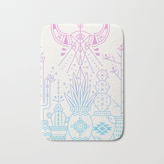 Santa Fe Garden – Rose Quartz & Serenity Bath Mat
