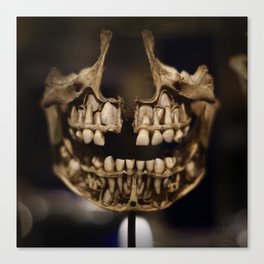 Deformed Human Teeth Canvas Print