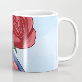 Rose bird art Mug