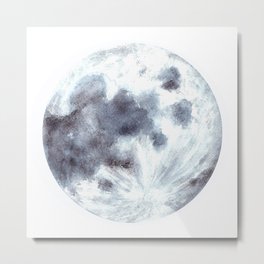 Moon Metal Print