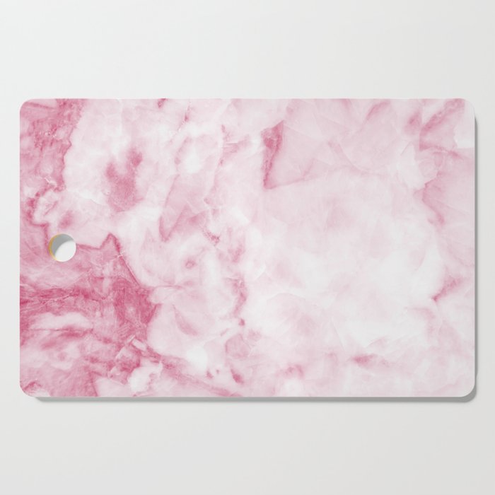 Soft Blush Pink Marble Cutting Board