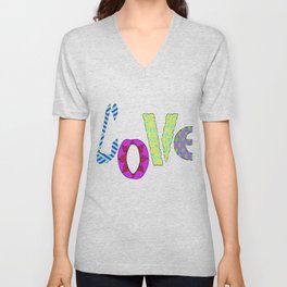 Love for all V Neck T Shirt