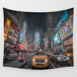 Times Square NYC Wall Tapestry