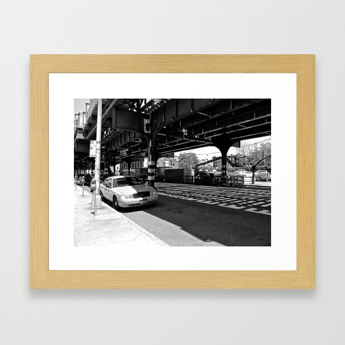 'Tracks' Queens, New York Framed Art Print