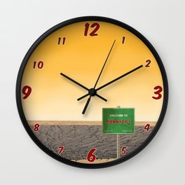 Welcome to Sunnydale Wall Clock