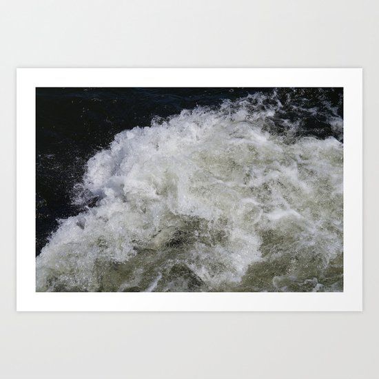Rushing Water Art Print