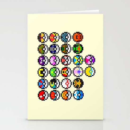 Gotta Catch'Em All Stationery Cards