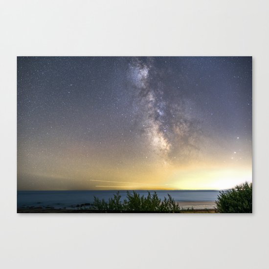 Milkyway Landscape Canvas Print
