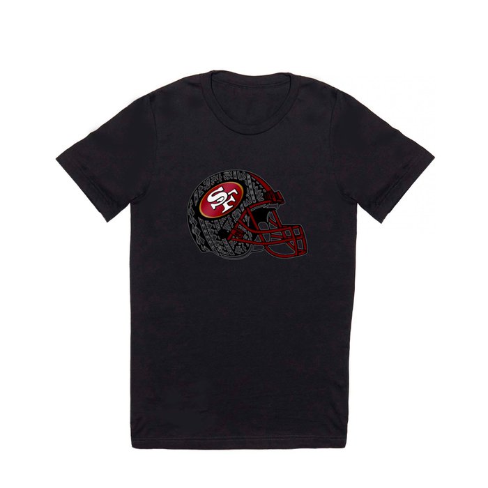 Graphic T-Shirt | Tribal Style 49ers by Lonica Photography & Poly Designs - Black - Large - Classic T-shirts - Full Front Graphic - Society6