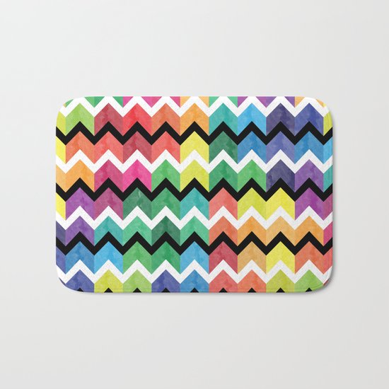 Lovely Chevron Bath Mat