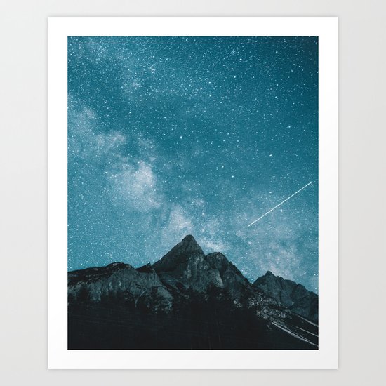 Blue Mountains Blue Sky - Landscape Photography Art Print
