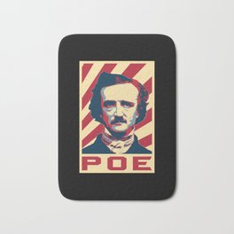 Edgar Allan Poe Retro Propaganda Bath Mat | Graphicdesign, Allan, Coldwar, Democrat, Poe, Edgar, Ww2, Ussr, Hope, Vintage 