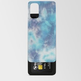 Purple and Blue Tie-Dye Android Card Case